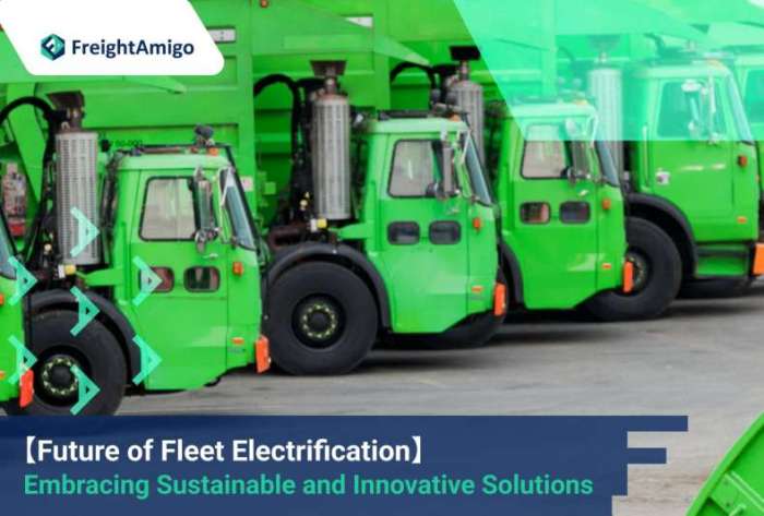Fleet Electrification | Sustainable and Innovative Solutions | FreightAmigo